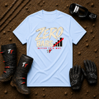 Zero Bars off-road tee in Light Blue - ATV/UTV side-by-side riding shirt